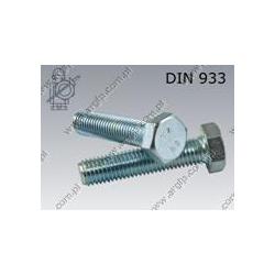 Hex bolt  M 8×25-8.8 zinc plated  DIN 933