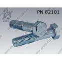 Hex bolt  M14×100-5.8 zinc plated  PN 82101