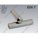 066 Parallel pin  8m6×24    DIN 7 per 100