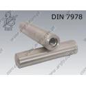 53 Taper pin with int. thread  20×100    DIN 7978 A per 5