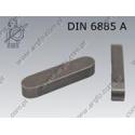 077 Parallel key  8×7×45    DIN 6885 A   per 50