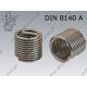 Threaded insert  M16×2-1,5D    ~DIN 8140 A