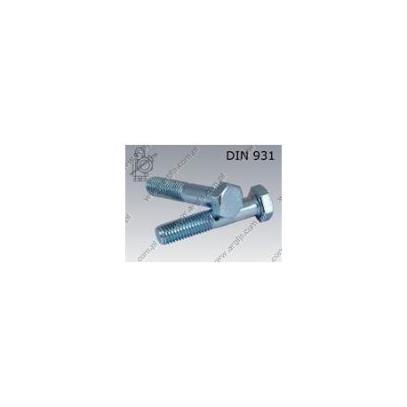 Hex bolt  M24×90-5.6 zinc plated  DIN 931