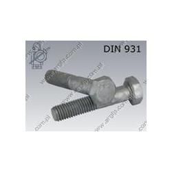 Hex bolt  M16×80-8.8U tZn  DIN 931