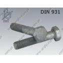 Hex bolt  M16×80-8.8U tZn  DIN 931