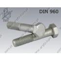 Hex bolt  M14×1,5×50-10.9 fl Zn  DIN 960