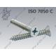 Self tapping screw  H ST 2,9× 9,5  zinc plated  ISO 7050 C