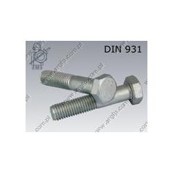 Hex bolt  M16×70-10.9 fl Zn  DIN 931