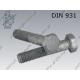 Hex bolt  M16×170-8.8U tZn  DIN 931