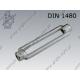 Turnbuckles open type  M42  zinc plated  DIN 1480