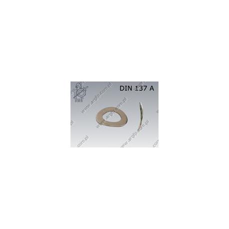 Spring washer, curved  5,3(M 5)-A2   DIN 137 A