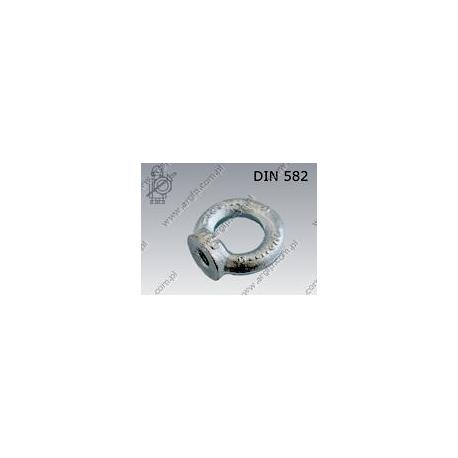 Lifting eye nut  M36-C15 zinc plated  DIN 582