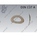 Spring washer, curved  4,3(M 4)-A2   DIN 137 A