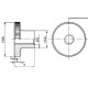 04 Kartelmoer hoog M6 per 100